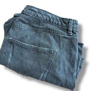 Wild Fable Women Gray Distressed Denim Cutoff Shorts Size 17  Button Fly‎